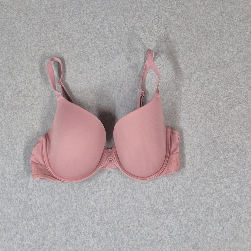 PINK Victoria's Secret Women Bra 34B Wear Everywhere Push Up Adjustable Strap
